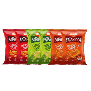 Hopple Eatapioca Assorted - 2 Flavours each - Pack of Six